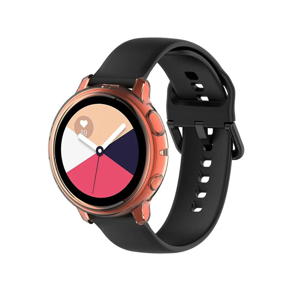 Спортивный защитный чехол из ТПУ для Samsung galaxy watch active 2 40 мм аксессуары защитная