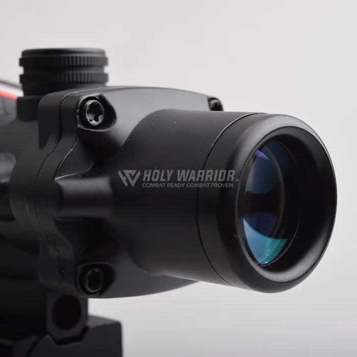 HW Охотничий Прицел ACOG TA31 4X32 оптика из настоящего Волокна Красная точка с подсветкой шеврон стекло тактический оптический прицел