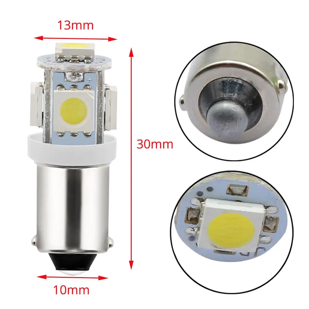 Автомобильные светодиодные дверные фонари Ba9s 5Smd 9Smd 13Smd 5050 T4W 182 145 автомобильные