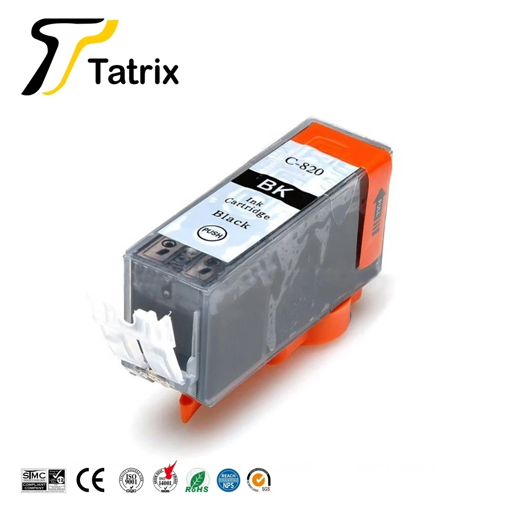 Совместимый чернильный PGI-820 Tatrix Cartridg pgi820 CLI-821 для Canon MP540 MP545 MP550 MP560 MP568 MP620 MP630 MX870