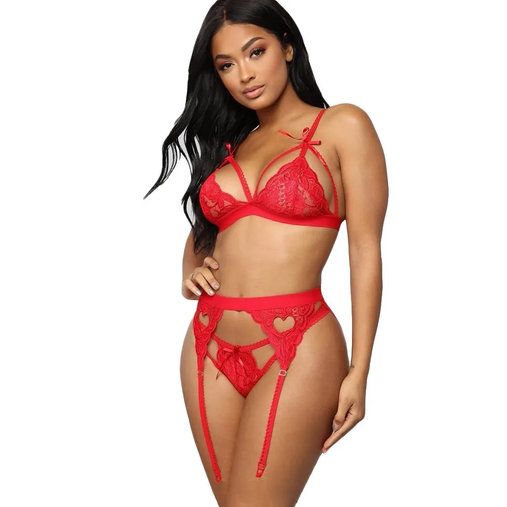 Новое Сексуальное нижнее белье женское одежда для сна кружевной бюстгальтер