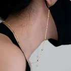 Модные очки рот покрытие украшения ожерелье Ссылка блестящие металлические жемчужные ожерелья для женщин мужчин подарки пыли аксессуары для респираторов