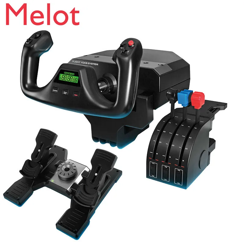 Подходит для logitech flight yoke system G Saitek PRO симулятор полета регулирующая Система