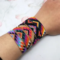 zhongvi 2021 rainbow bracelets for women miyuki beads jewelry mexico fashion bracelet handmade loom woven pulseras mujer gifts