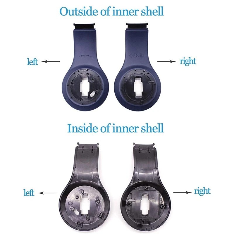 1 Pair Earphone Inner Shell Replacement for Beats Studio 3.0 Wireless Headphones Repair Parts | Demo Board Accessories