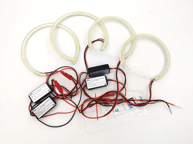 Для BMW E60 E61 LCI 528i 530i 535i 550i M5 2007 2010 фары ультра яркие COB led Ангельские Глазки halo