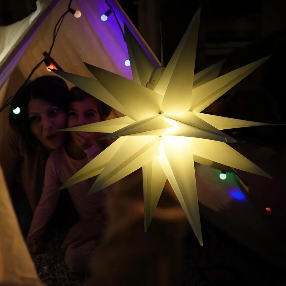 Взрыва звезда светильник Tri-подвесная люстра цвета 18-point Star абажур без источник