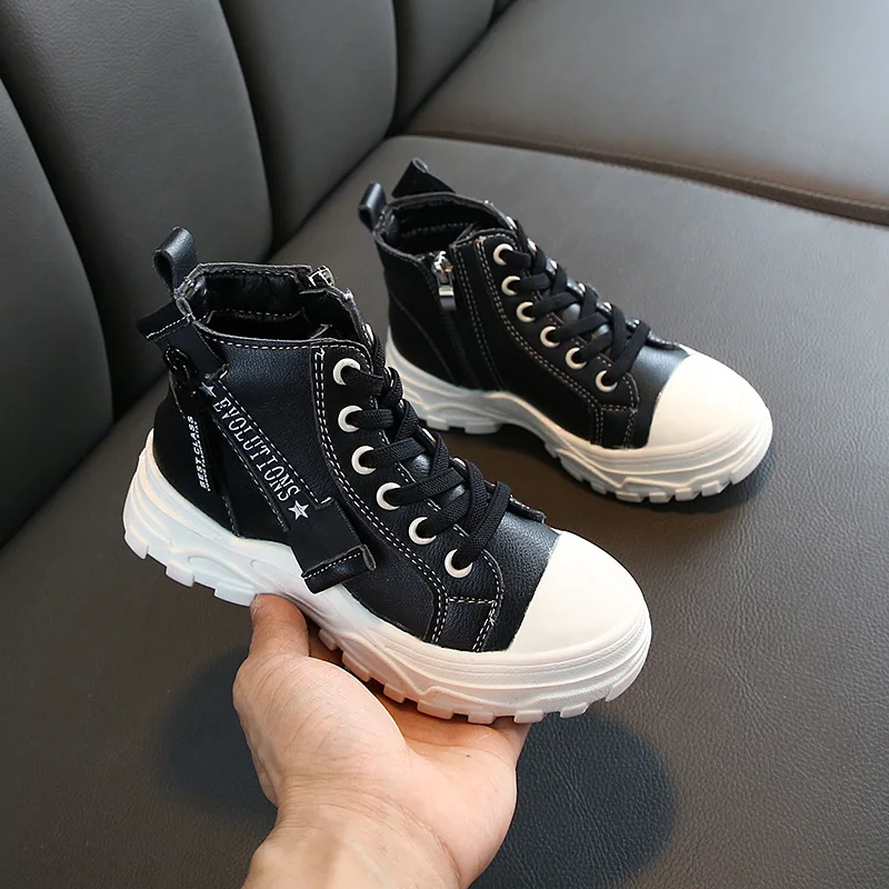 Ботинки для девочек 2020 осень и зима новые зимние ботинки британская ветровка