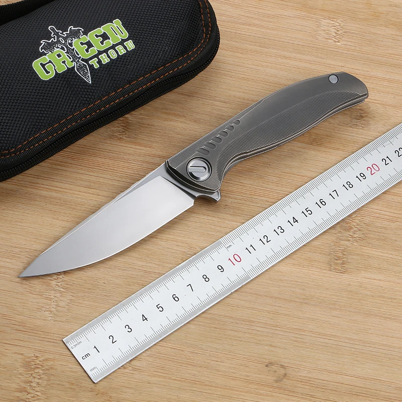 Зеленый шип CD F3 ns D2 лезвие титановая ручка Открытый Отдых на природе Охота