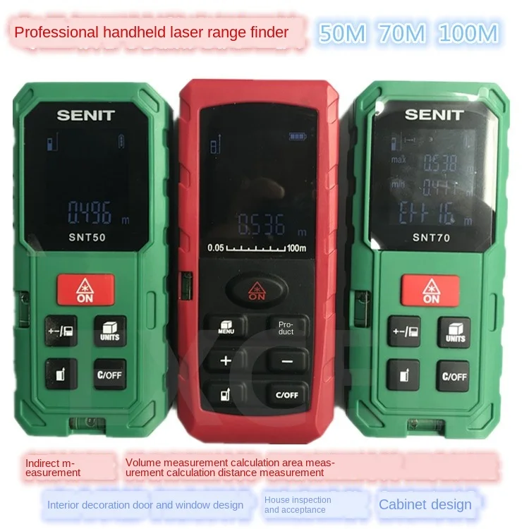 

Laser Range Finder High Precision Infrared Measuring Instrument Handheld Range Room Measuring Instrument Electronic ruler