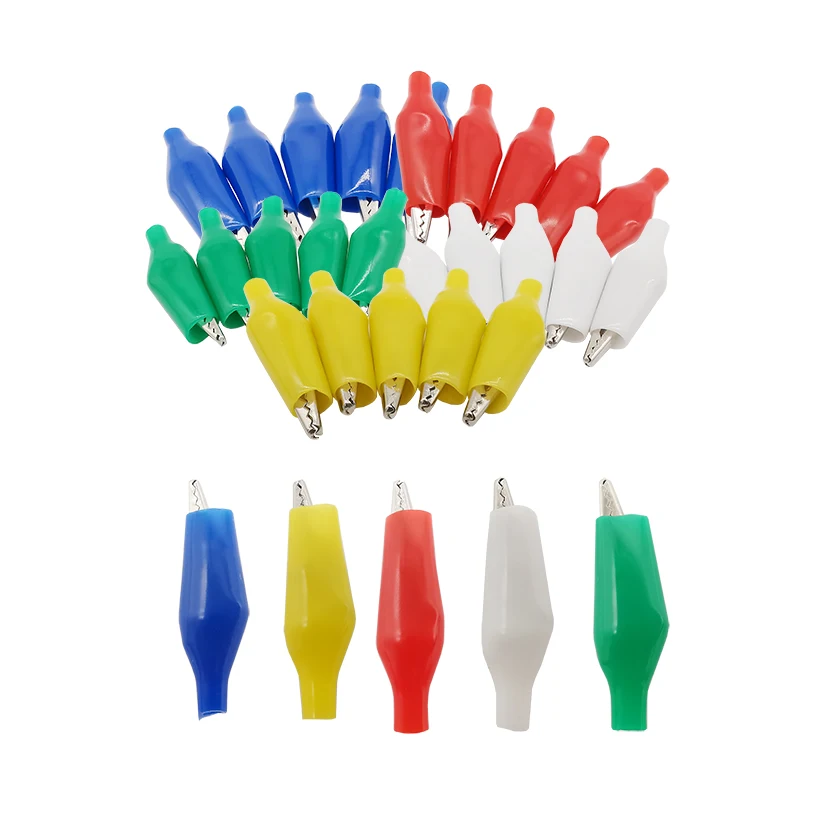 Электрический тестовый зажим 35 мм с защитной изоляцией 6 цветов|Щипковые зажимы| |