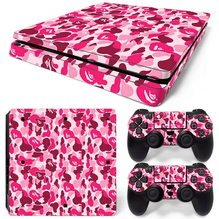 0604 Граффити дизайн для PS4 тонкая консоль и контроллеры наклейки для ps4 тонкая кожа Наклейка для ps4 тонкая виниловая наклейка - Цвет: 0604