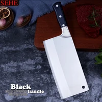 chinese cleaver handmade chopper chef 4cr13 stainless steel knife professional kitchen knives meat vege slicer chopping knife
