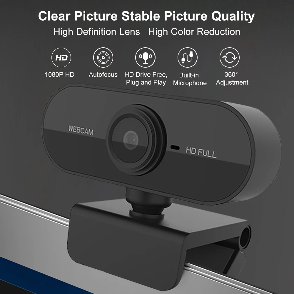 

Компьютерная камера HD 1080P Настольный USB-накопитель для обучения сети видеоконференции живая камера