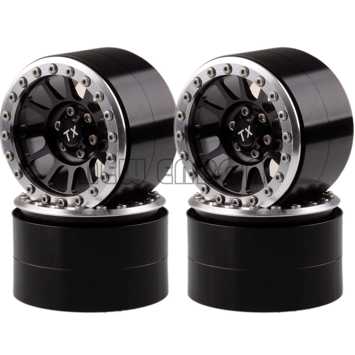 ENRON 4P 2," металл 12 спиц Beadlock колеса диски ступицы для осевой SCX10 SCX10 II 90046 90047 RR10 Wraith YETI 90056 90053