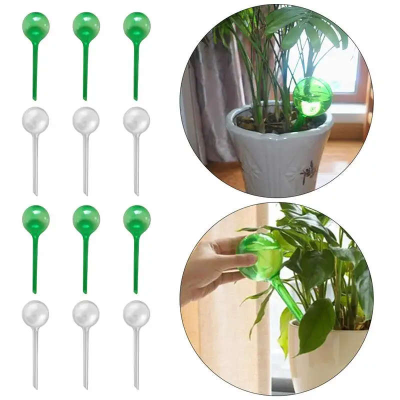 

3/6Pcs Plant Watering Bulbs Automatic Self-Watering Globes Plastic Balls Garden Water Device Watering Bulbs For Plant Promotion
