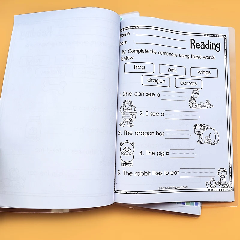 Наборы для чтения листы дошкольного обучения на английском языке учебники