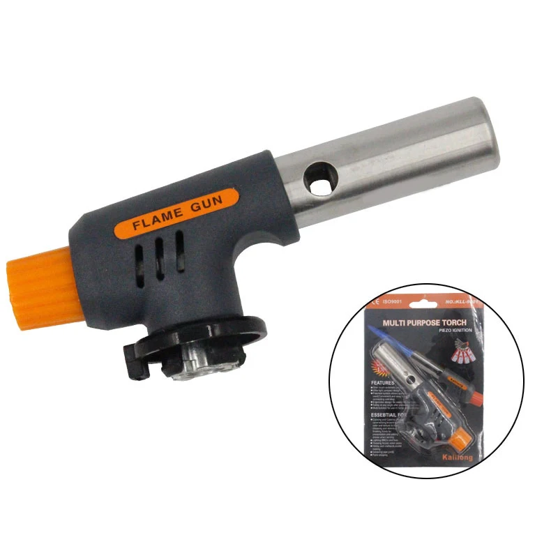 Газовая горелка для кемпинга Сварочная зажигалка Бутановая металлическая с