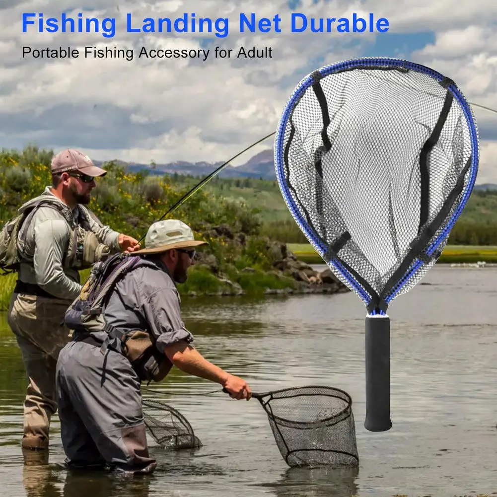 

Fishing Landing Net Fishing Hand Dip Net Aluminum Alloy Fishing Tackle Durable Portable Fishing Accessories Dropship