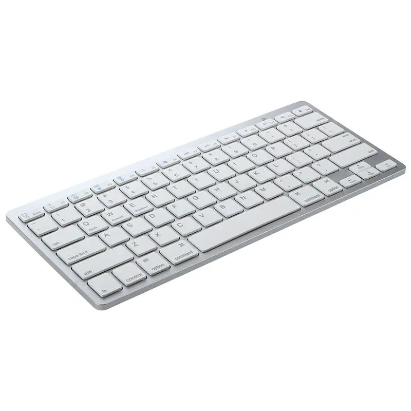1 штука ультра тонкая беспроводная клавиатура Bluetooth 3 0 для IPad/iPhone серии/Mac Book/Samsung