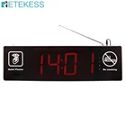 Retekess TD123 двусторонний дисплей беспроводной хост-приемник вызова с голосовой отчетностью для системы вызова медсестры для больниц