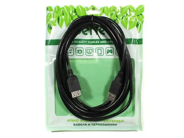 Кабель USB AM - AF PERFEO 5 m | Электроника