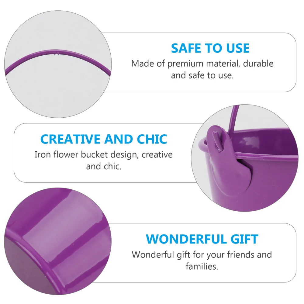 

10pcs Iron Flowerpot Home Decorative Flower Holder Home Decoration for Home