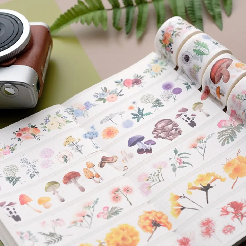 

floral washi tape plant DIY and paper tape flower washi tapes 30mm wide 5 meters long