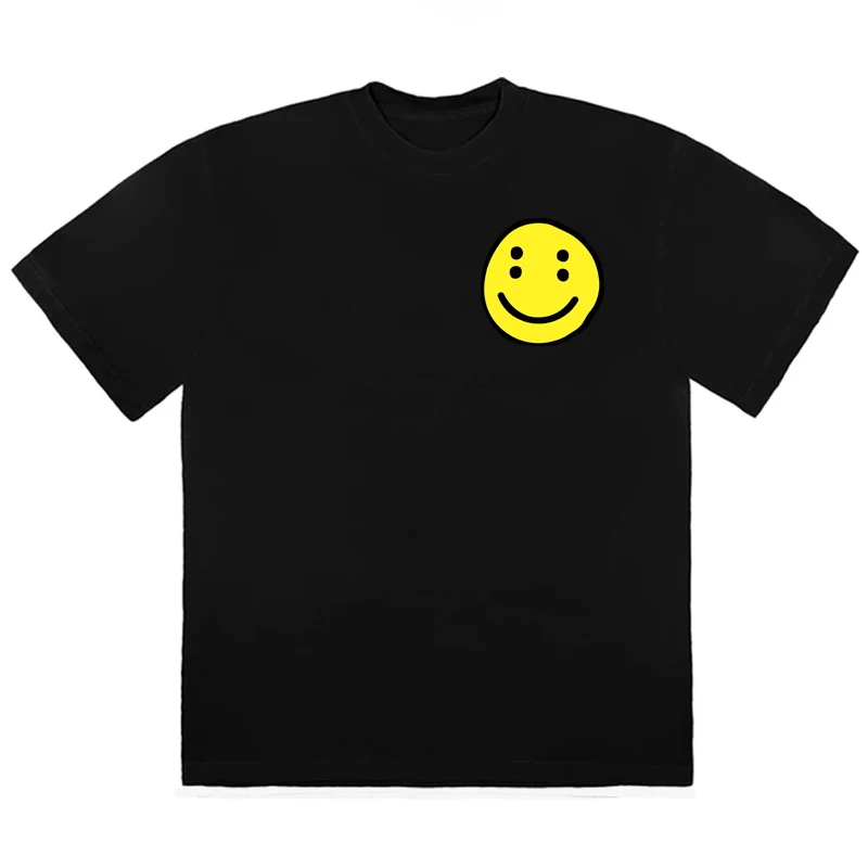 CPFM.XYZ футболка для мужчин и женщин футболки с привидениями логотипом Smiley Ghost region