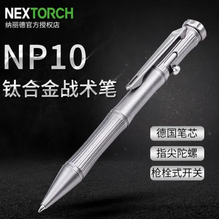 Harga Np10 Pulpen Pertahanan Gyro Tipe Baut Taktis Paduan Titanium Tritium Trakea Jendela Rusak Portabel