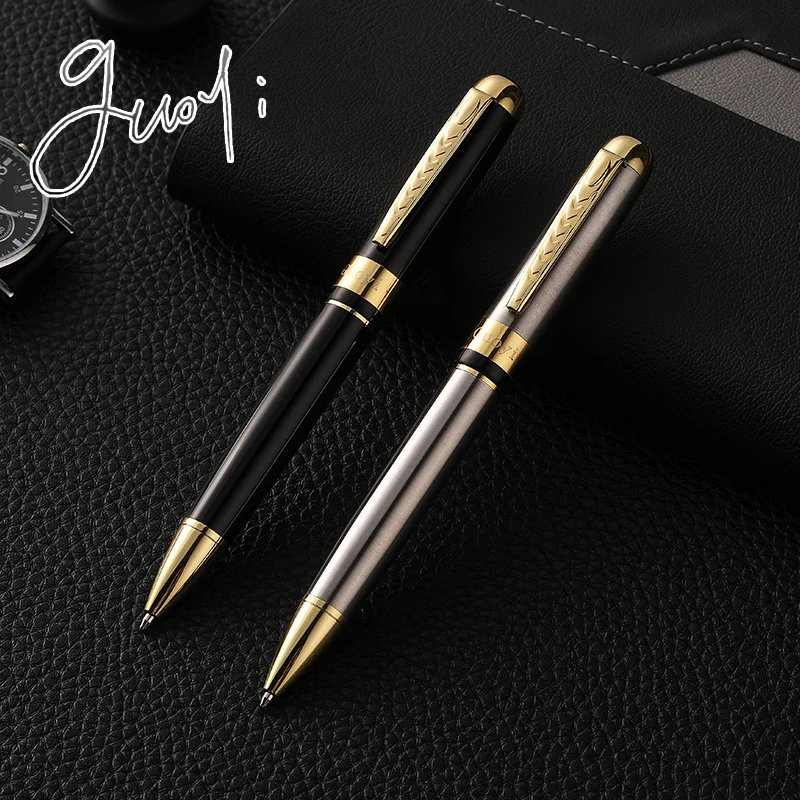 Шариковая ручка Guoyi A39 424 G2 роскошная металлическая для подписи с логотипом на
