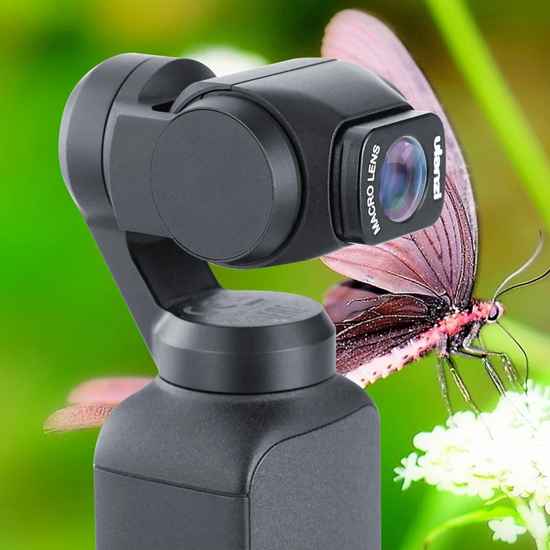 Ulanzi 1 комплект Op-5 Op-6 Широкоугольный макро объектив для Dji Osmo Pocket 10X Hd 4K карданный