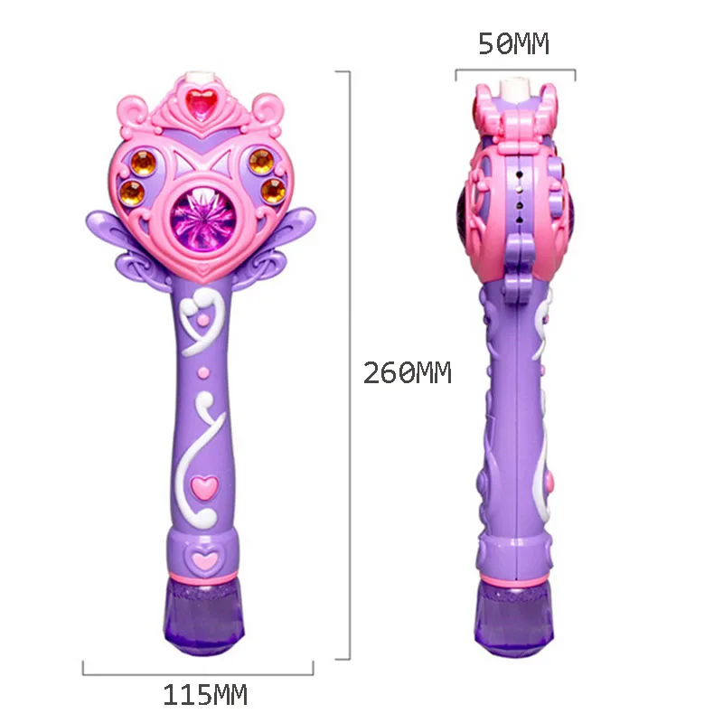 

Kids Magic Wand Party Water Bubble Machine Gun Blower Toy Electric Magic Wedding Soap Bubble Pomperos Outdoor Toy for Children