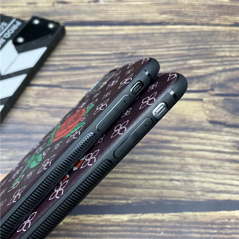 Luxury brand GG soft case for iphone 12 mini 11 pro x xs max xr 8 76 6s  plus SE 2 matte silicone phone cover snake coque fundas