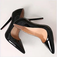 shoes woman high heels pumps tacones pointed toe stilettos talon femme sexy ladies wedding shoes black heels big size