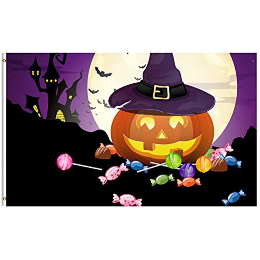 Хэллоуин телефон 90x15 0 см Лидер продаж дешево 3x5 футов китайский завод изготовлен