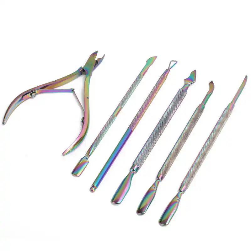

Nail Grooming Kit Ergonomic Steel Pusher Stainless Steel for Manicurist for Nail Salon