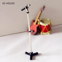 jo house mini microphone stand microphone model 112 dollhouse minatures model dollhouse accessories