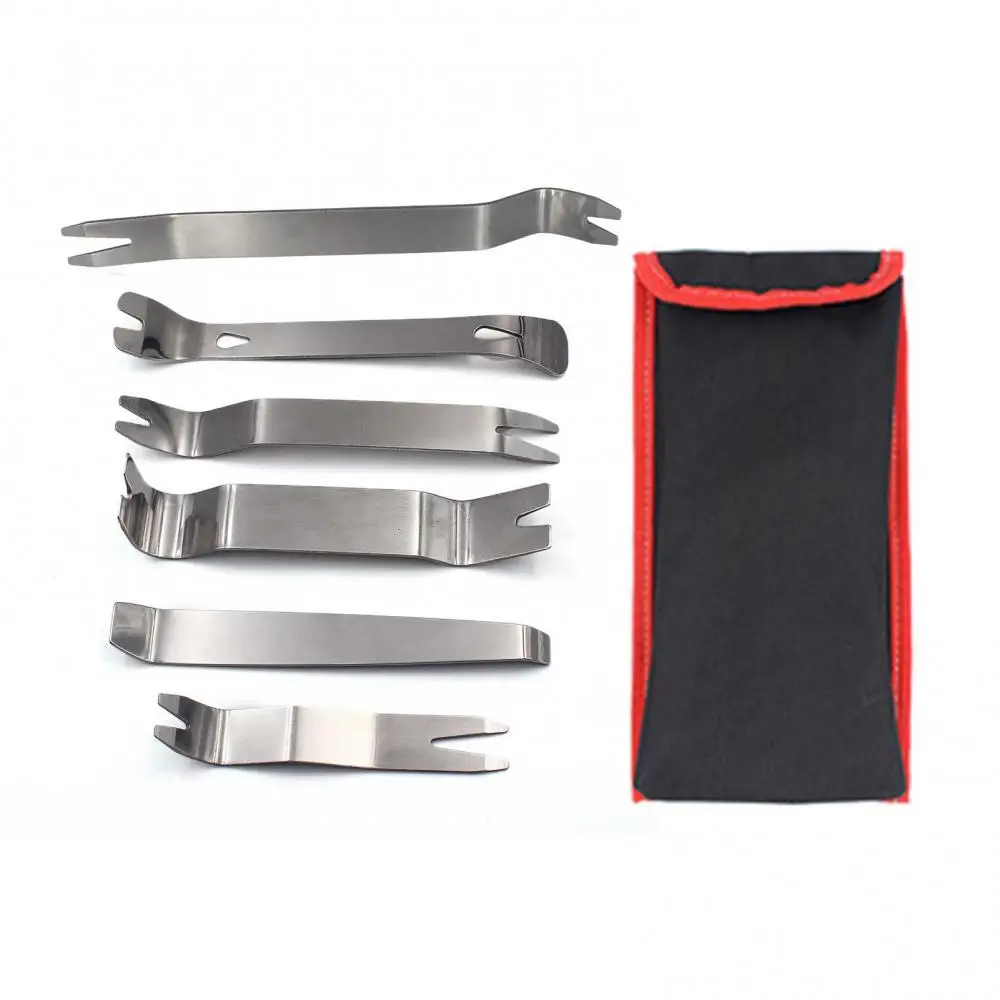 

55% Hot Sales!!! 6Pcs/Set Automobile Stainless Steel Audio Disassembly Trim Pry Hand Tool Kit