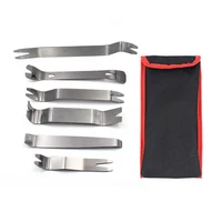 55 hot sales 6pcsset automobile stainless steel audio disassembly trim pry hand repair tool kit for car