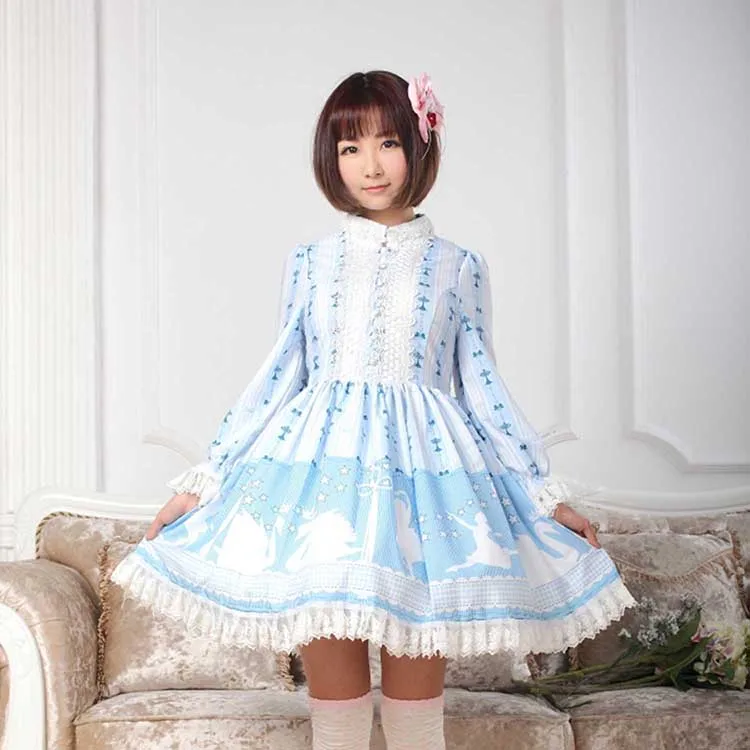 

Princess sweet lolita dress Original Swan Lake classic vintage lady Lolita dress Princess sweet soft sister dress GZWY068