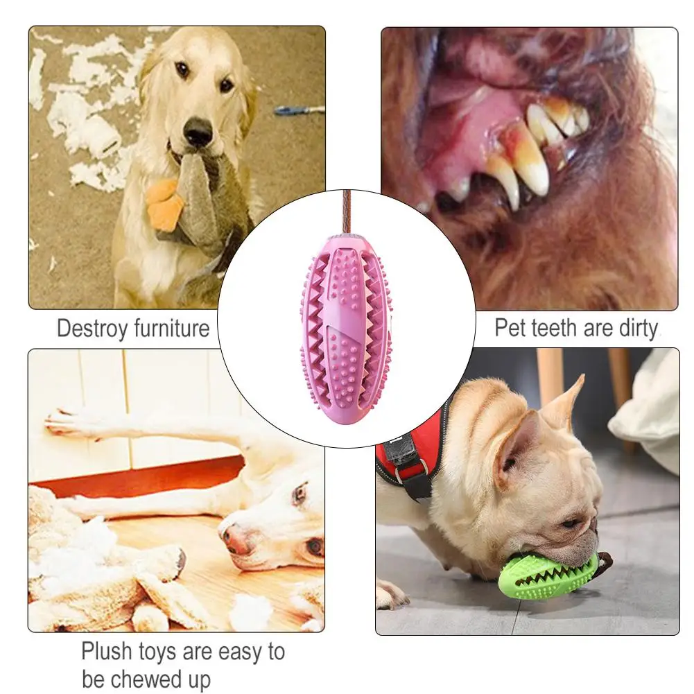 Зубная щетка для собак прорезыватель жевательная игрушка устойчивая к протечкам