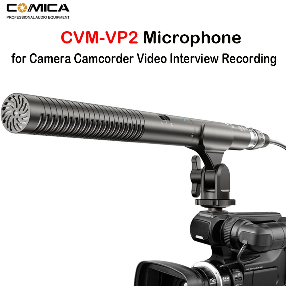 Суперкардиоидный микрофон Comica конденсатор для цифровой зеркальной камеры XLR Nikon