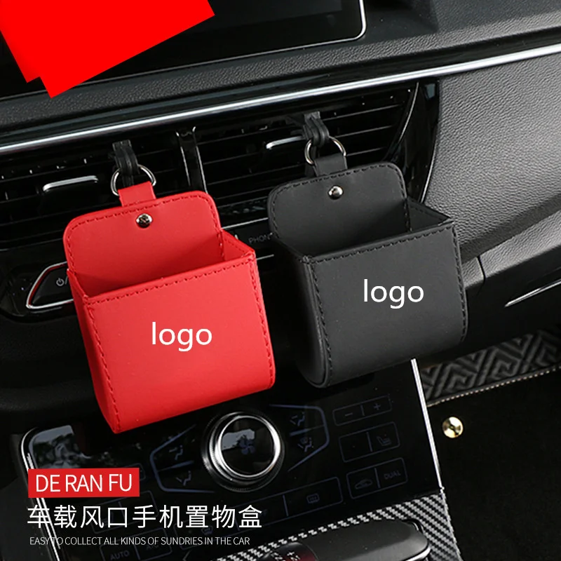 

1Pcs PU leather coin purse case car outlet rear storage box for M-ercedes B-enz W202 W203 W204 W208 W210 W220 W220 car styling