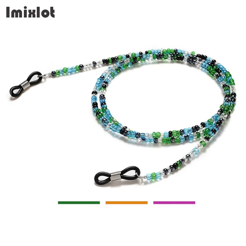 

1PC Fashion Reading Glasses Chains for Women Coloful Beaded Sunglasses Spectacles Chain Holder Eyewear Cord Lanyard Necklace