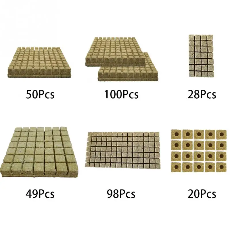 Многофункциональные кубики из минеральной ваты для выращивания сада