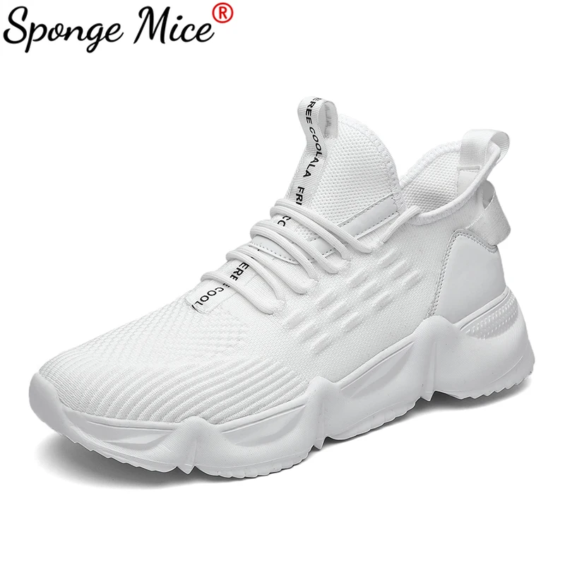 

Men's Shoes Portable Breathable Running Shoes Black White Sneakers Comfortable Walking Jogging Casual 2021 New Men Shoes Zapatos