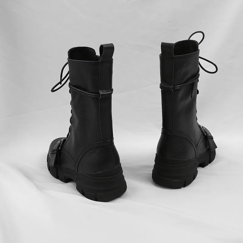 Новое поступление 2020 г. лидер продаж полусапожки MoonMeek из натуральной кожи