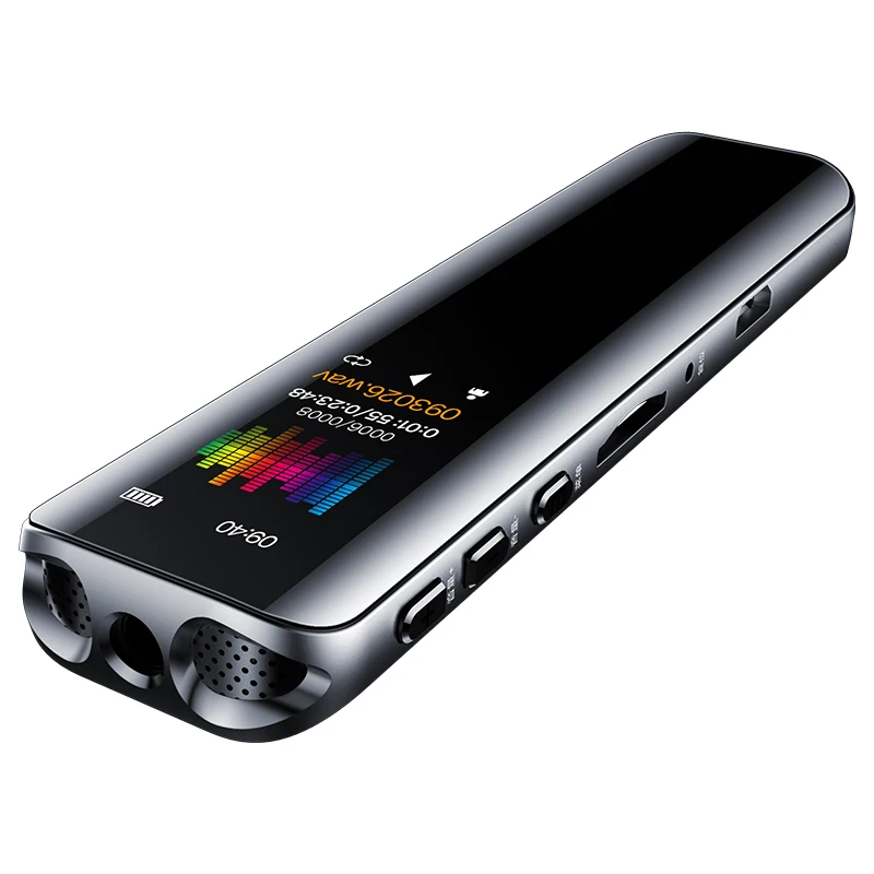 Портативный диктофон V39 с голосовой активацией mp3 плеер двойным дуговым