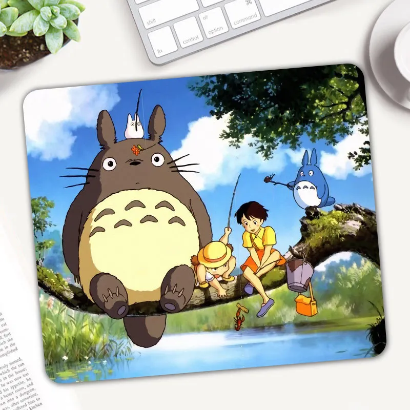 

Коврик для мыши Totoro, резиновый игровой коврик для мыши, клавиатуры, ноутбука, компьютера, мыши, настольного компьютера